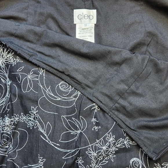 Cleo black and white skirt Size 10 - Picture 2 of 5